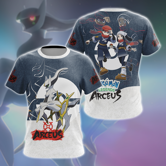 Pokémon Legends: Arceus 3D All Over Print T-shirt Tank Top Zip Hoodie Pullover Hoodie Hawaiian Shirt Beach Shorts Jogger T-shirt
