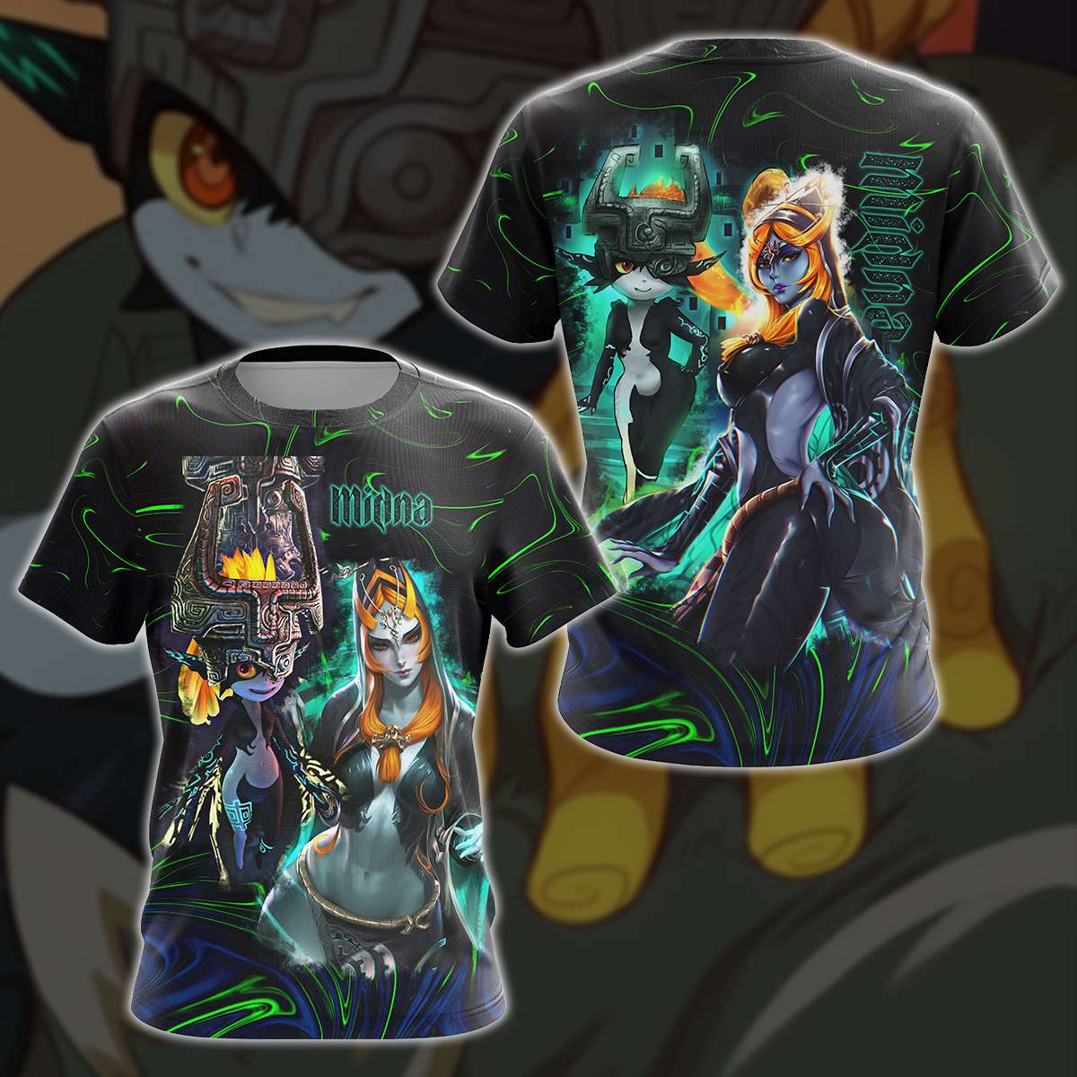 Legend of Zelda Midna Video Game 3D All Over Print T-shirt Tank Top Zip Hoodie Pullover Hoodie Hawaiian Shirt Beach Shorts Jogger T-shirt