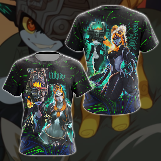 Legend of Zelda Midna Video Game 3D All Over Print T-shirt Tank Top Zip Hoodie Pullover Hoodie Hawaiian Shirt Beach Shorts Jogger T-shirt