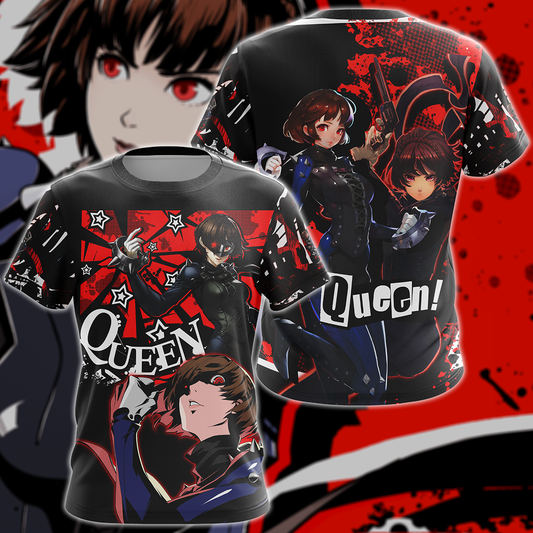 Persona 5 Strikers Makoto Niijima Video Game 3D All Over Print T-shirt Tank Top Zip Hoodie Pullover Hoodie Hawaiian Shirt Beach Shorts Jogger T-shirt