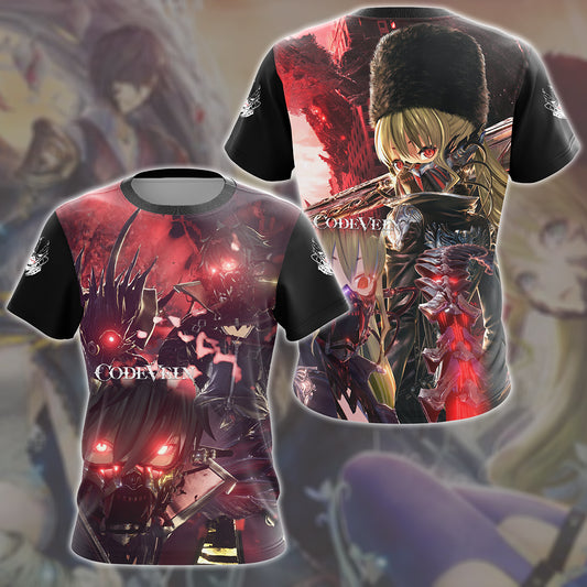 Code Vein Video Game All Over Printed T-shirt Tank Top Zip Hoodie Pullover Hoodie Hawaiian Shirt Beach Shorts Joggers