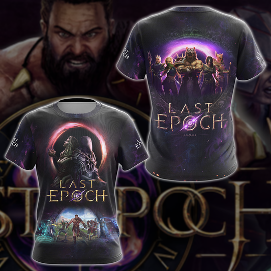 Last Epoch Video Game 3D All Over Printed T-shirt Tank Top Zip Hoodie Pullover Hoodie Hawaiian Shirt Beach Shorts Jogger T-shirt