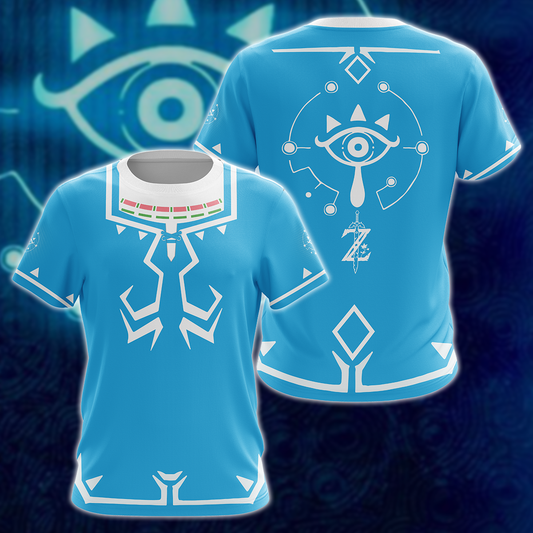 The legend of Zelda Breath of the Wild Cosplay Video Game 3D All Over Print T-shirt Tank Top Zip Hoodie Pullover Hoodie Hawaiian Shirt Beach Shorts Jogger T-shirt