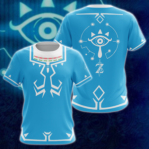 The legend of Zelda Breath of the Wild Cosplay Video Game 3D All Over Print T-shirt Tank Top Zip Hoodie Pullover Hoodie Hawaiian Shirt Beach Shorts Jogger T-shirt S 