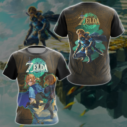 The Legend of Zelda: Tears of the Kingdom Video Game 3D All Over Printed T-shirt Tank Top Zip Hoodie Pullover Hoodie Hawaiian Shirt Beach Shorts Jogger T-shirt