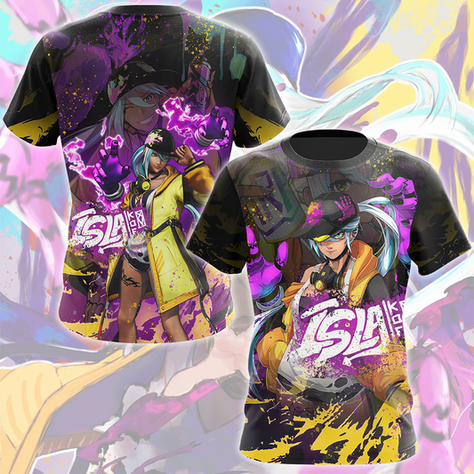 The King of Fighters XV Isla of Rubicon Video Game All Over Printed T-shirt Tank Top Zip Hoodie Pullover Hoodie Hawaiian Shirt Beach Shorts Joggers T-shirt