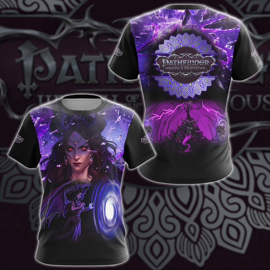 Pathfinder: Wrath of the Righteous Video Game 3D All Over Printed T-shirt Tank Top Zip Hoodie Pullover Hoodie Hawaiian Shirt Beach Shorts Jogger T-shirt