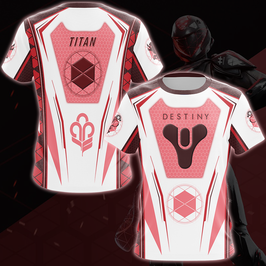 Destiny Titan Video Game All Over Printed T-shirt Tank Top Zip Hoodie Pullover Hoodie Hawaiian Shirt Beach Shorts Joggers T-shirt