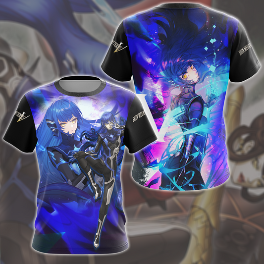 Shin Megami Tensei V Video Game All Over Printed T-shirt Tank Top Zip Hoodie Pullover Hoodie Hawaiian Shirt Beach Shorts Joggers T-shirt