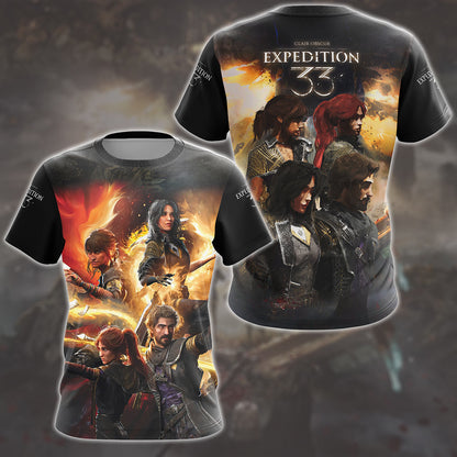 Clair Obscur: Expedition 33 Video Game All Over Printed T-shirt Tank Top Zip Hoodie Pullover Hoodie Hawaiian Shirt Beach Shorts Joggers T-shirt