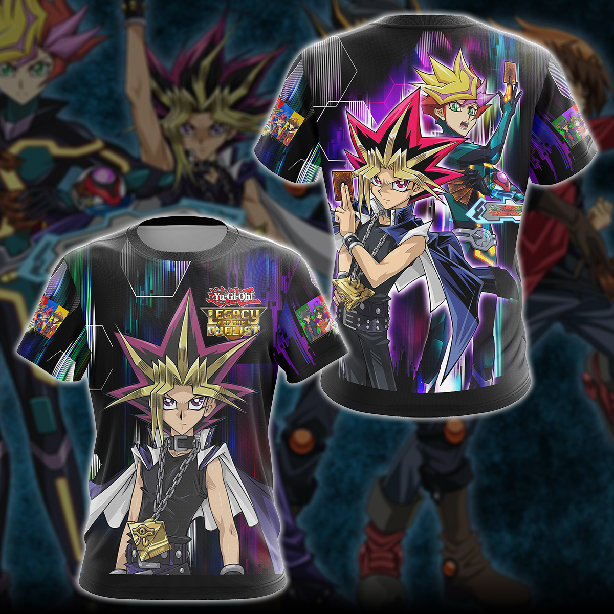 Yu-Gi-Oh! Legacy of the Duelist Video Game 3D All Over Printed T-shirt Tank Top Zip Hoodie Pullover Hoodie Hawaiian Shirt Beach Shorts Jogger T-shirt
