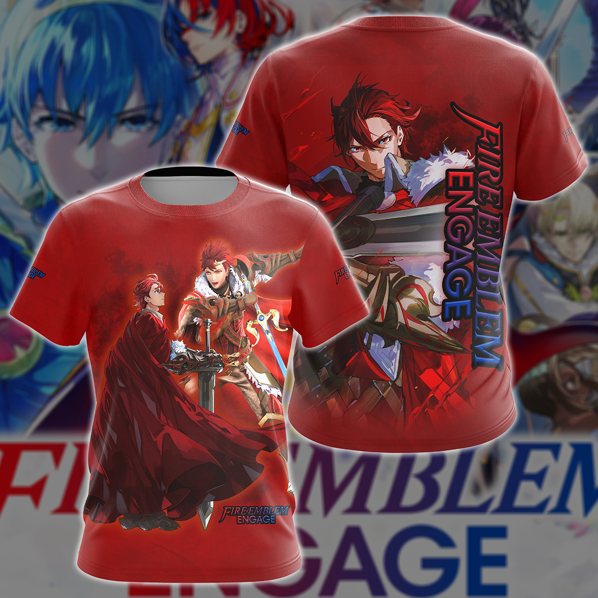 Fire Emblem: Engage Video Game 3D All Over Printed T-shirt Tank Top Zip Hoodie Pullover Hoodie Hawaiian Shirt Beach Shorts Jogger T-shirt S 