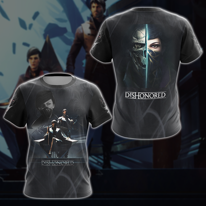 Dishonored 2 Video Game 3D All Over Printed T-shirt Tank Top Zip Hoodie Pullover Hoodie Hawaiian Shirt Beach Shorts Jogger T-shirt