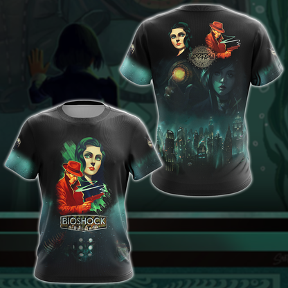 BioShock Video Game 3D All Over Printed T-shirt Tank Top Zip Hoodie Pullover Hoodie Hawaiian Shirt Beach Shorts Jogger T-shirt