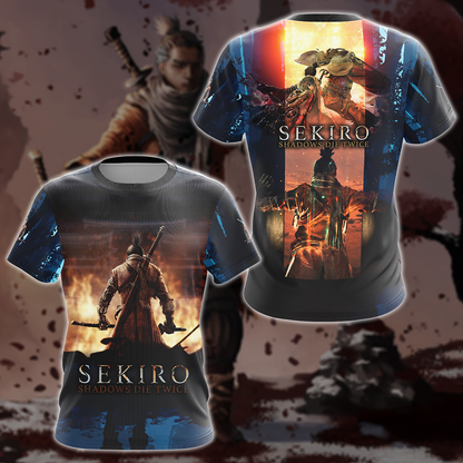 Sekiro: Shadows Die Twice Video Game 3D All Over Printed T-shirt Tank Top Zip Hoodie Pullover Hoodie Hawaiian Shirt Beach Shorts Jogger T-shirt