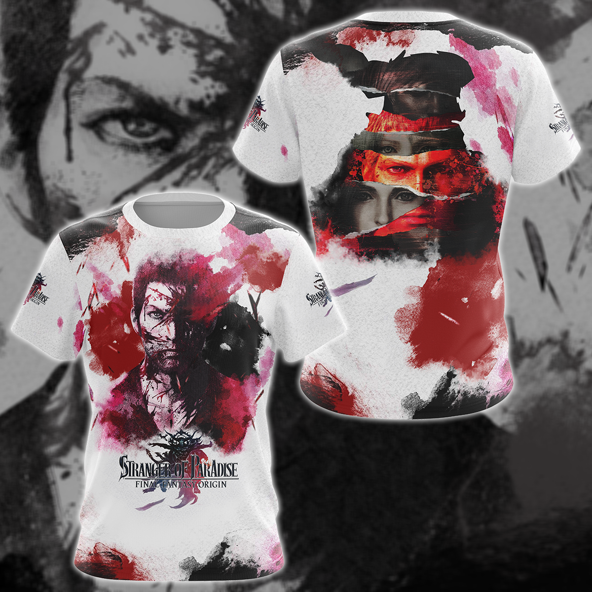 Stranger of Paradise: Final Fantasy Origin Video Game 3D All Over Printed T-shirt Tank Top Zip Hoodie Pullover Hoodie Hawaiian Shirt Beach Shorts Jogger T-shirt