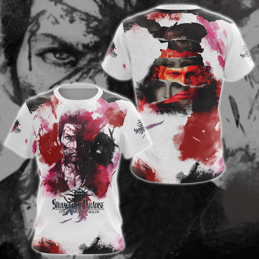 Stranger of Paradise: Final Fantasy Origin Video Game 3D All Over Printed T-shirt Tank Top Zip Hoodie Pullover Hoodie Hawaiian Shirt Beach Shorts Jogger T-shirt