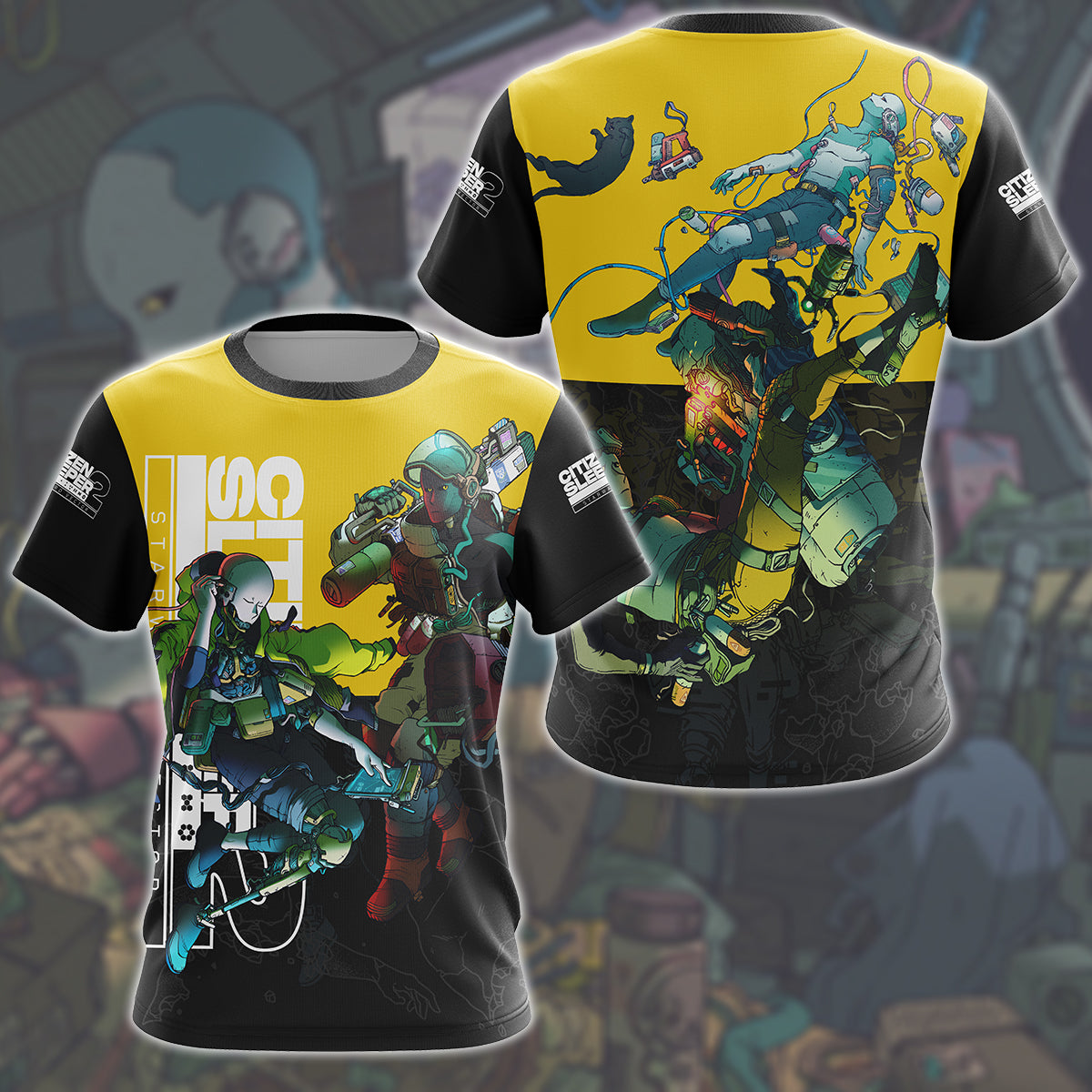 Citizen Sleeper 2: Starward Vector Video Game All Over Printed T-shirt Tank Top Zip Hoodie Pullover Hoodie Hawaiian Shirt Beach Shorts Joggers T-shirt