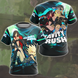 Gravity Rush Video Game All Over Printed T-shirt Tank Top Zip Hoodie Pullover Hoodie Hawaiian Shirt Beach Shorts Joggers T-shirt S 