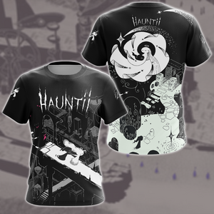 Hauntii Video Game All Over Printed T-shirt Tank Top Zip Hoodie Pullover Hoodie Hawaiian Shirt Beach Shorts Joggers   