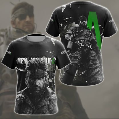 Metal Gear Solid: Snake Eater Video Game All Over Printed T-shirt Tank Top Zip Hoodie Pullover Hoodie Hawaiian Shirt Beach Shorts Joggers T-shirt