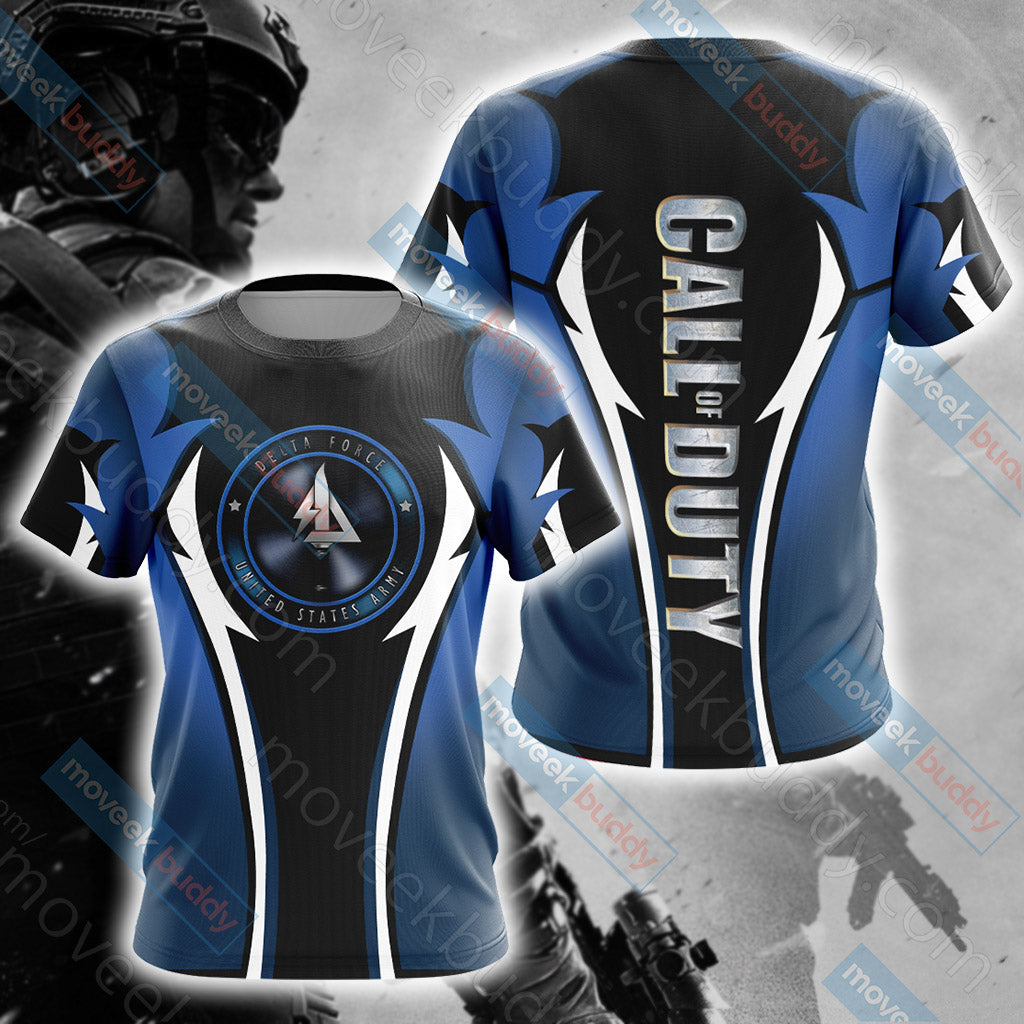 Call of Duty - Delta Force US Army Unisex 3D T-shirt