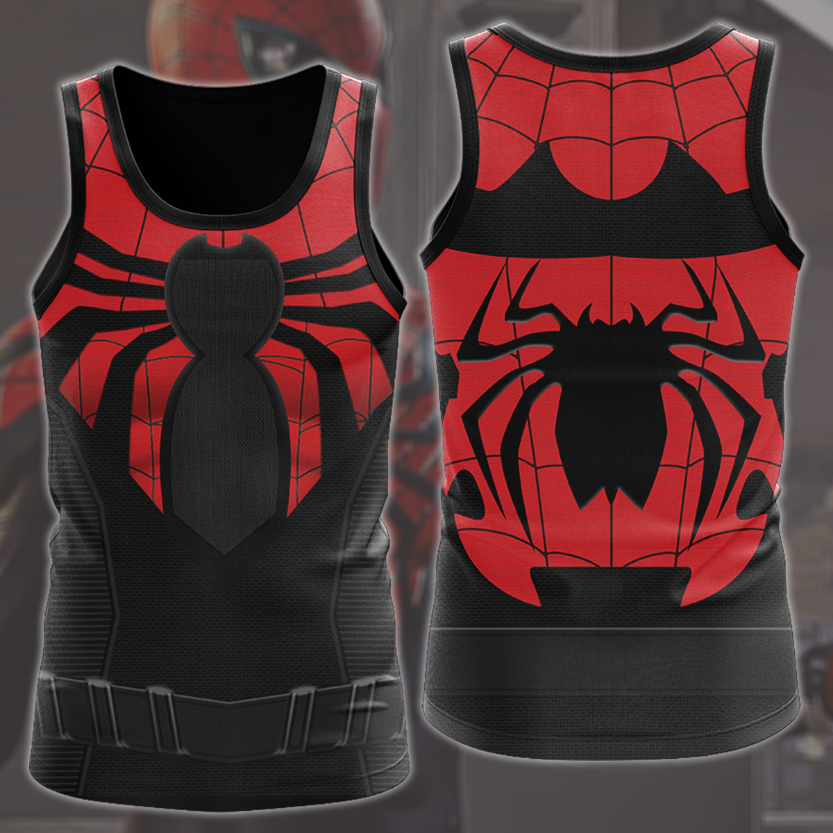 Spider-Man 2 Peter Parker Superior Suit Cosplay Video Game All Over Printed T-shirt Tank Top Zip Hoodie Pullover Hoodie Hawaiian Shirt Beach Shorts Joggers 1 Tank Top