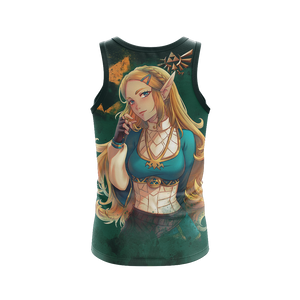 Princess Zelda The Legend of Zelda All Over Print T-shirt Zip Hoodie Pullover Hoodie   