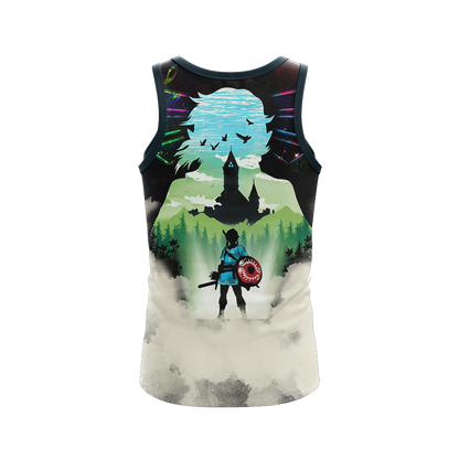 Link The Legend of Zelda All Over Print T-shirt Tank Top Zip Hoodie Pullover Hoodie