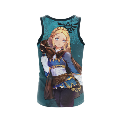 Princess Zelda The Legend of Zelda All Over Print T-shirt Zip Hoodie Pullover Hoodie