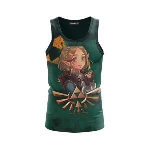 Princess Zelda The Legend of Zelda All Over Print T-shirt Zip Hoodie Pullover Hoodie   