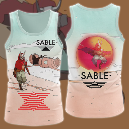Sable Video Game 3D All Over Printed T-shirt Tank Top Zip Hoodie Pullover Hoodie Hawaiian Shirt Beach Shorts Jogger Tank Top