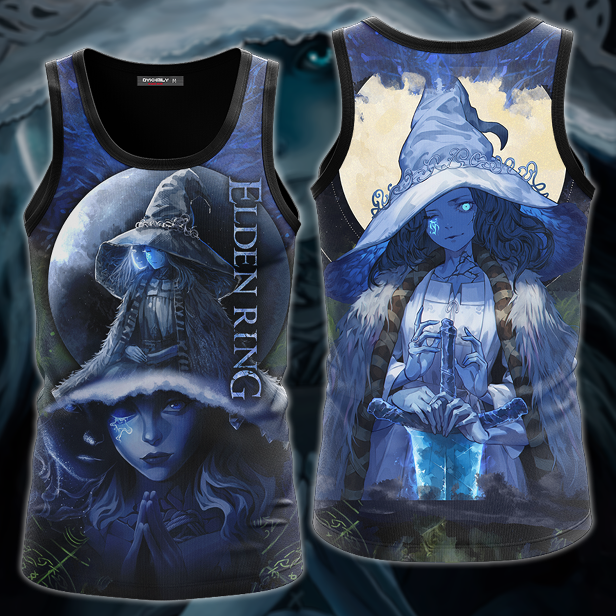 Elden Ring Ranni The Witch (Renna) Video Game 3D All Over Print T-shirt Tank Top Zip Hoodie Pullover Hoodie Hawaiian Shirt Beach Shorts Jogger Tank Top