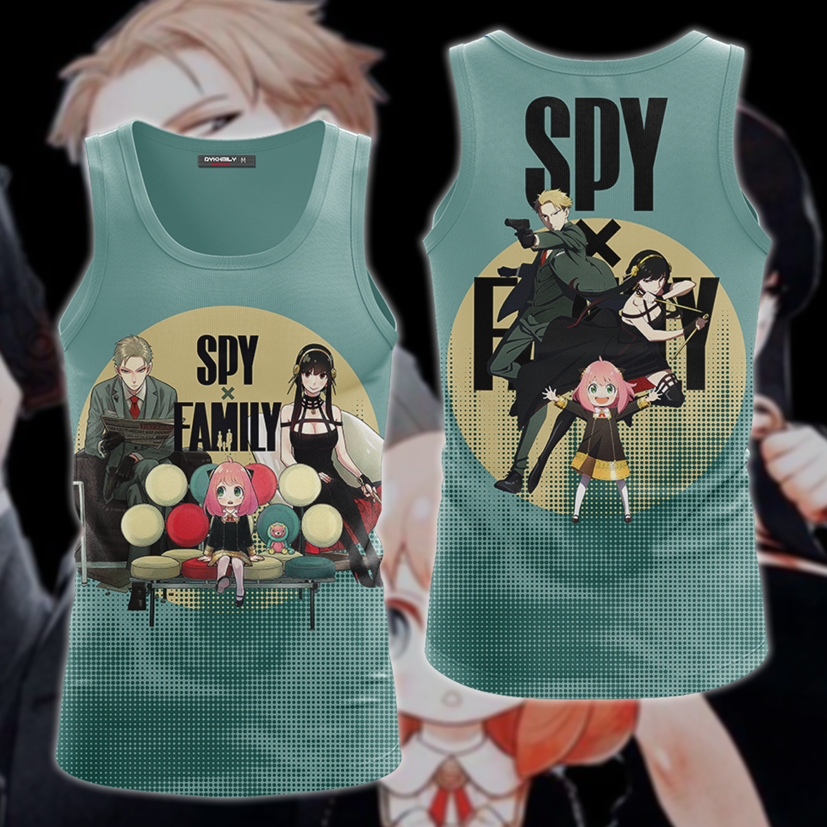 Spy x Family 3D All Over Print T-shirt Tank Top Zip Hoodie Pullover Hoodie Hawaiian Shirt Beach Shorts Jogger Tank Top