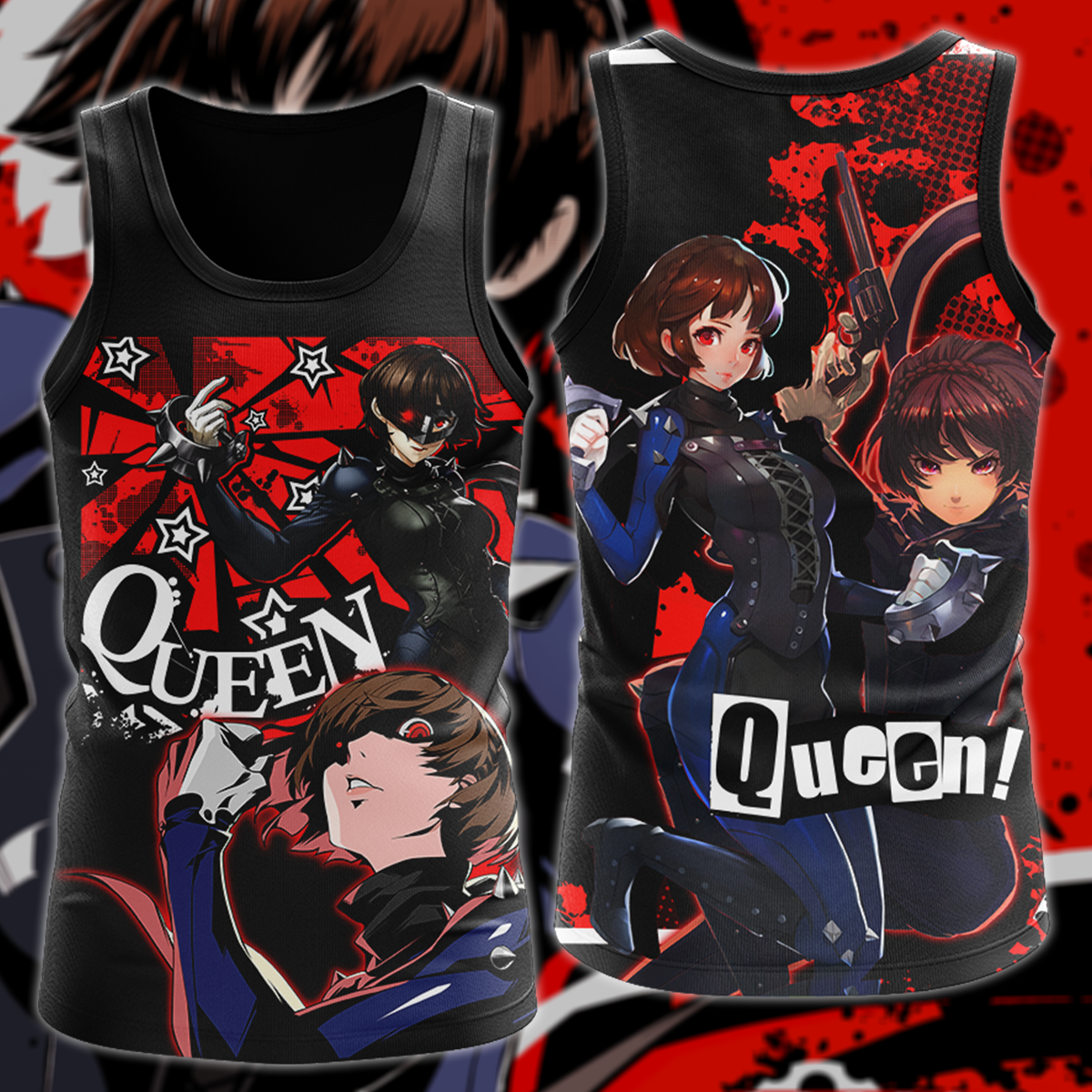 Persona 5 Strikers Makoto Niijima Video Game 3D All Over Print T-shirt Tank Top Zip Hoodie Pullover Hoodie Hawaiian Shirt Beach Shorts Jogger Tank Top