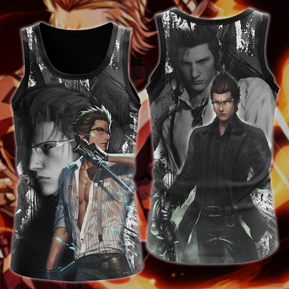 Final Fantasy XV Ignis Scientia Video Game 3D All Over Print T-shirt Tank Top Zip Hoodie Pullover Hoodie Hawaiian Shirt Beach Shorts Jogger Tank Top