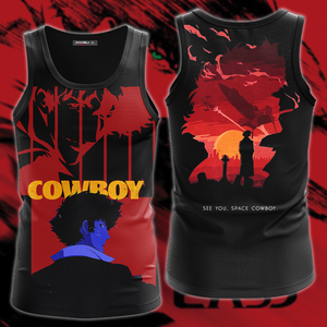 Cowboy Bebop 3D All Over Print T-shirt Tank Top Zip Hoodie Pullover Hoodie Hawaiian Shirt Beach Shorts Jogger Tank Top S 