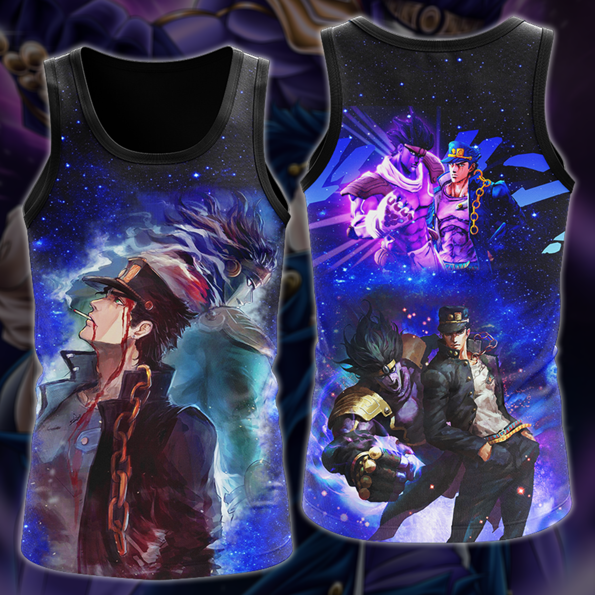 JoJo's Bizarre Adventure Anime 3D All Over Print T-shirt Tank Top Zip Hoodie Pullover Hoodie Hawaiian Shirt Beach Shorts Jogger Tank Top