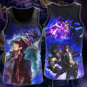 JoJo's Bizarre Adventure Anime 3D All Over Print T-shirt Tank Top Zip Hoodie Pullover Hoodie Hawaiian Shirt Beach Shorts Jogger Tank Top S 