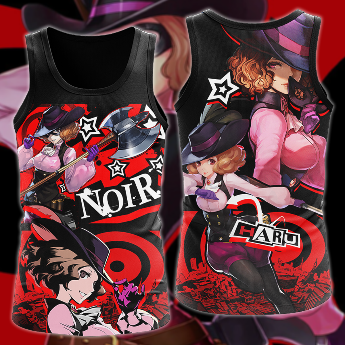Persona 5 Strikers Haru Okumura Video Game 3D All Over Print T-shirt Tank Top Zip Hoodie Pullover Hoodie Hawaiian Shirt Beach Shorts Jogger Tank Top