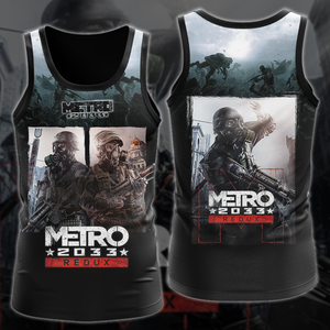 Metro 2033 Redux Video Game 3D All Over Printed T-shirt Tank Top Zip Hoodie Pullover Hoodie Hawaiian Shirt Beach Shorts Jogger Tank Top S 