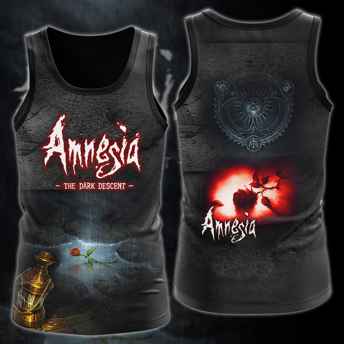 Amnesia: The Dark Descent Video Game 3D All Over Printed T-shirt Tank Top Zip Hoodie Pullover Hoodie Hawaiian Shirt Beach Shorts Jogger Tank Top
