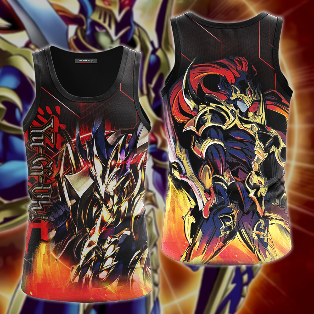 Yu-gi-oh! Black Luster Soldier 3D All Over Print T-shirt Tank Top Zip Hoodie Pullover Hoodie Hawaiian Shirt Beach Shorts Jogger Tank Top