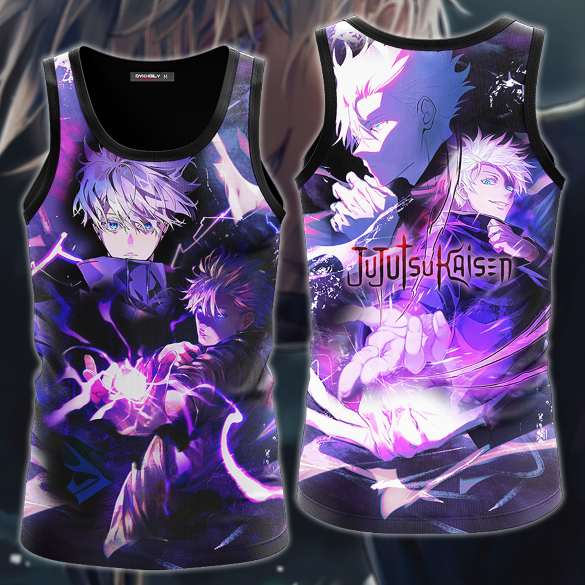 Jujutsu Kaisen Gojo Satoru 3D All Over Print T-shirt Tank Top Zip Hoodie Pullover Hoodie Hawaiian Shirt Beach Shorts Jogger Tank Top