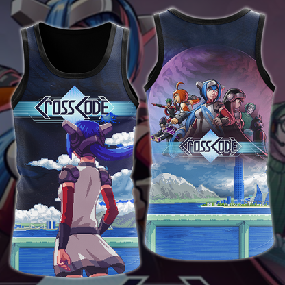 Crosscode Video Game 3D All Over Printed T-shirt Tank Top Zip Hoodie Pullover Hoodie Hawaiian Shirt Beach Shorts Jogger Tank Top