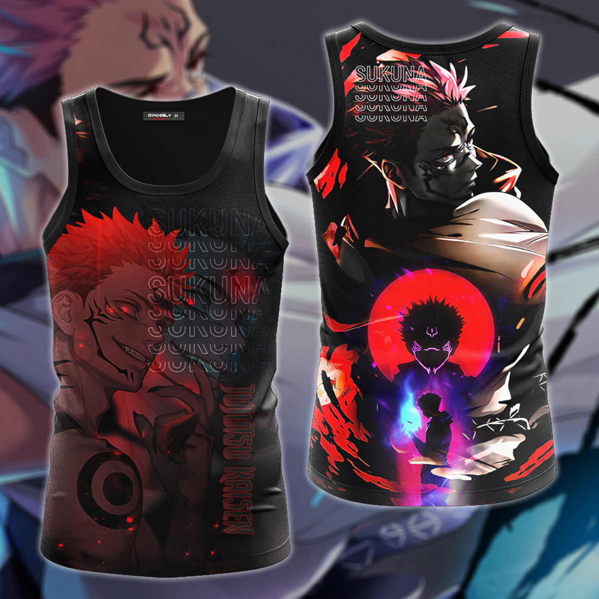 Jujutsu Kaisen 3D All Over Print T-shirt Tank Top Zip Hoodie Pullover Hoodie Hawaiian Shirt Beach Shorts Jogger Tank Top