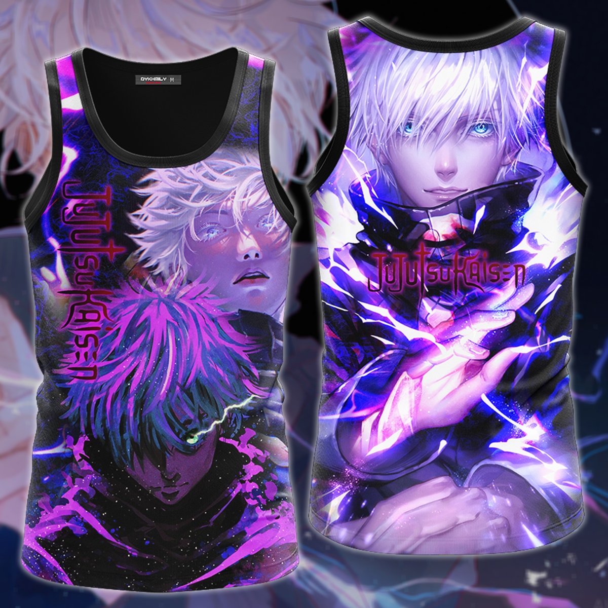 Jujutsu Kaisen Gojo Satoru 3D All Over Print T-shirt Tank Top Zip Hoodie Pullover Hoodie Hawaiian Shirt Beach Shorts Jogger Tank Top