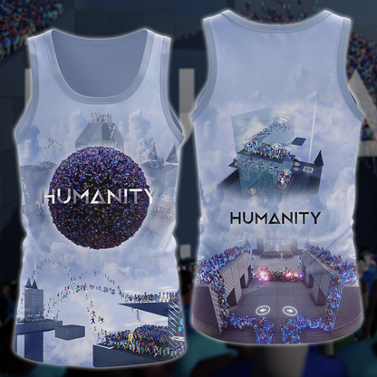 Humanity Video Game 3D All Over Printed T-shirt Tank Top Zip Hoodie Pullover Hoodie Hawaiian Shirt Beach Shorts Jogger Tank Top