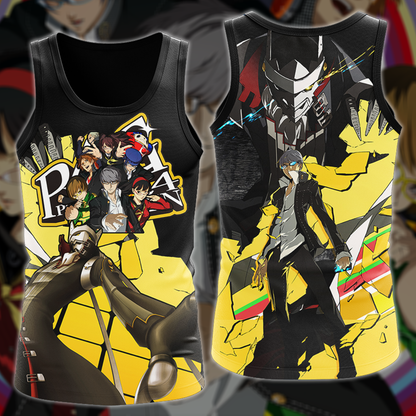 Persona 4 Golden Video Game 3D All Over Printed T-shirt Tank Top Zip Hoodie Pullover Hoodie Hawaiian Shirt Beach Shorts Jogger Tank Top