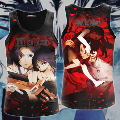 Jujutsu Kaisen Yuta & Rika Human Form 3D All Over Print T-shirt Tank Top Zip Hoodie Pullover Hoodie Hawaiian Shirt Beach Shorts Jogger Tank Top